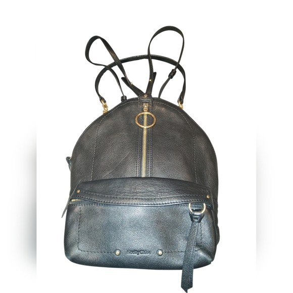 See by Chloé Mino mini Black backpack . - Picture 2 of 8
